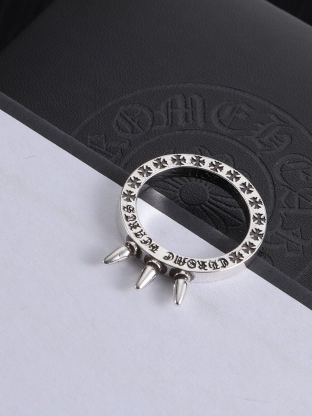 ✨ Chrome Hearts "Triple Spike Ring" ✨